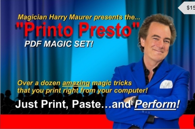 The Printo-Presto Magic Set! by harry maurer